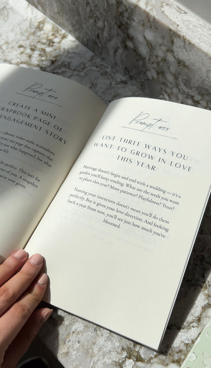 The Bridal Bucketlist: 60 Heartfelt Prompts to Savor your Engagement Season